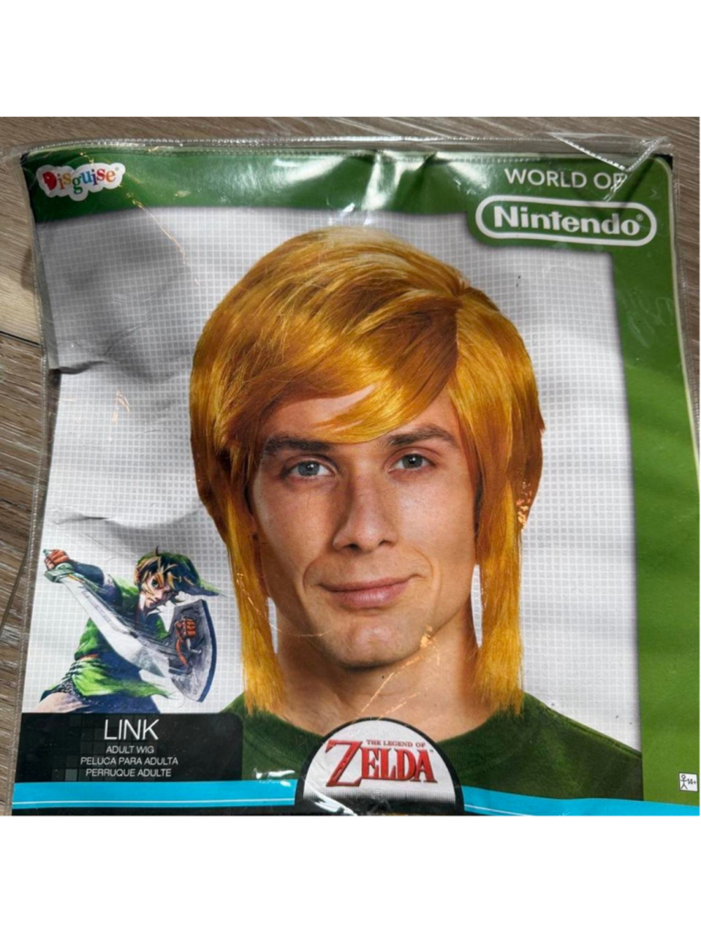 Official Nintendo The Legend of Zelda Link adult costume wig by Disguise